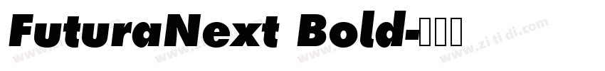 FuturaNext Bold字体转换